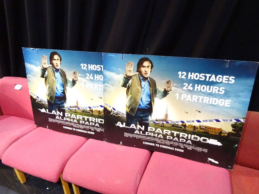 2x mounted 'Alan Partridge' colour posters
