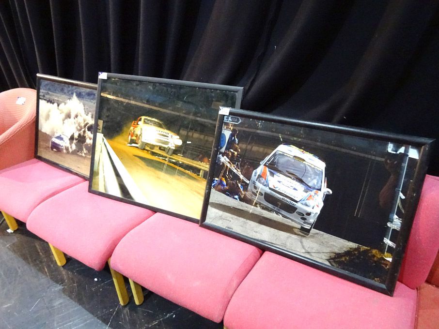 3x framed colour prints