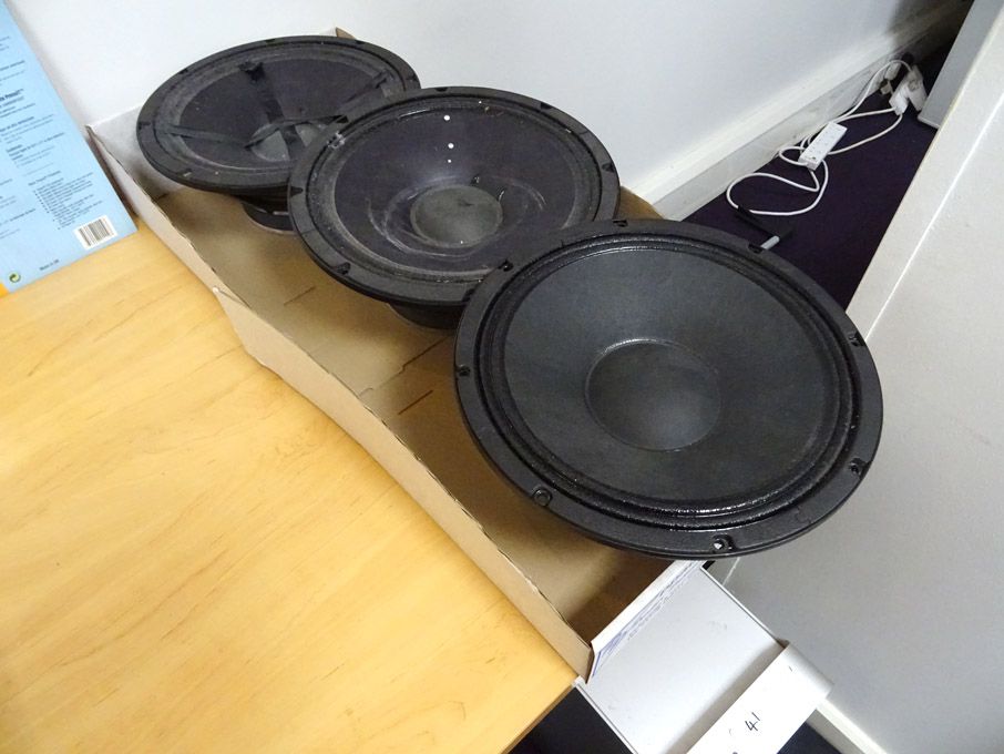 3x 12" dia subwoofers (require re-coning)