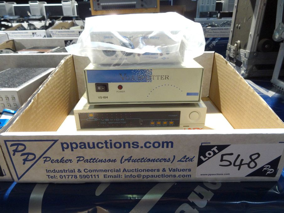 Lindy VGA separator, VGA splitters, DMX relay