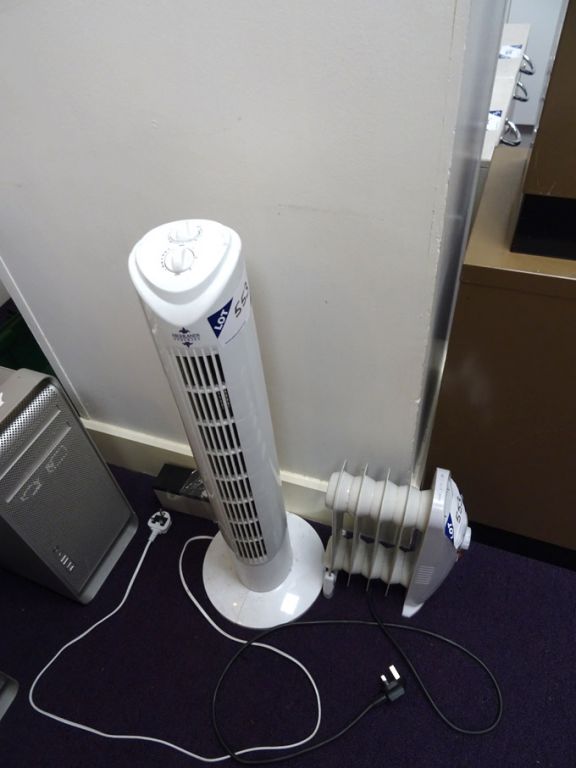 Warmlite portable heater, Highlands cooling tower,...