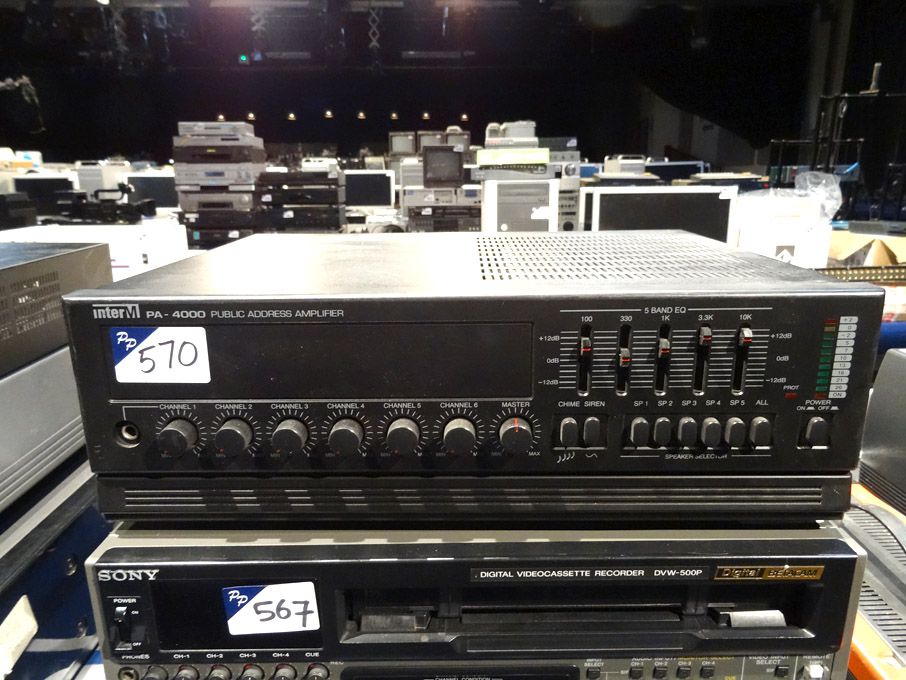 Interm PA-4000 public address amplifier
