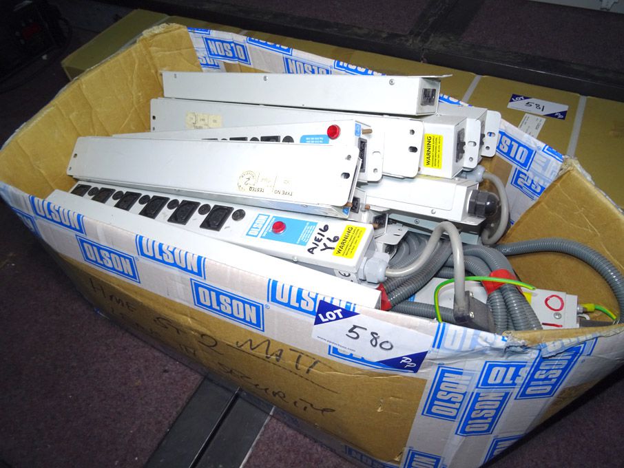 Qty various Olson extension boxes