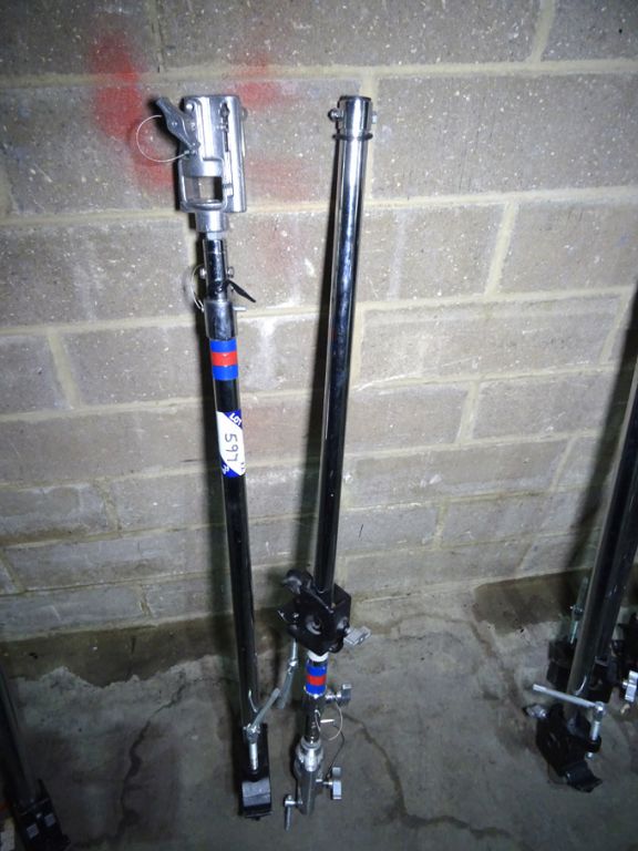 2x Arri Avenger telescopic hangers with clamp & he...