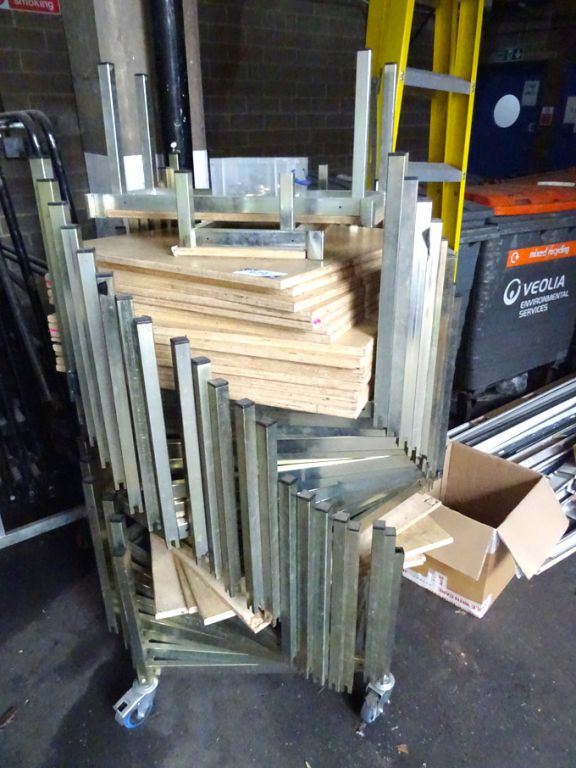 20x sections of uni stage, 750x750mm with 2 step s...