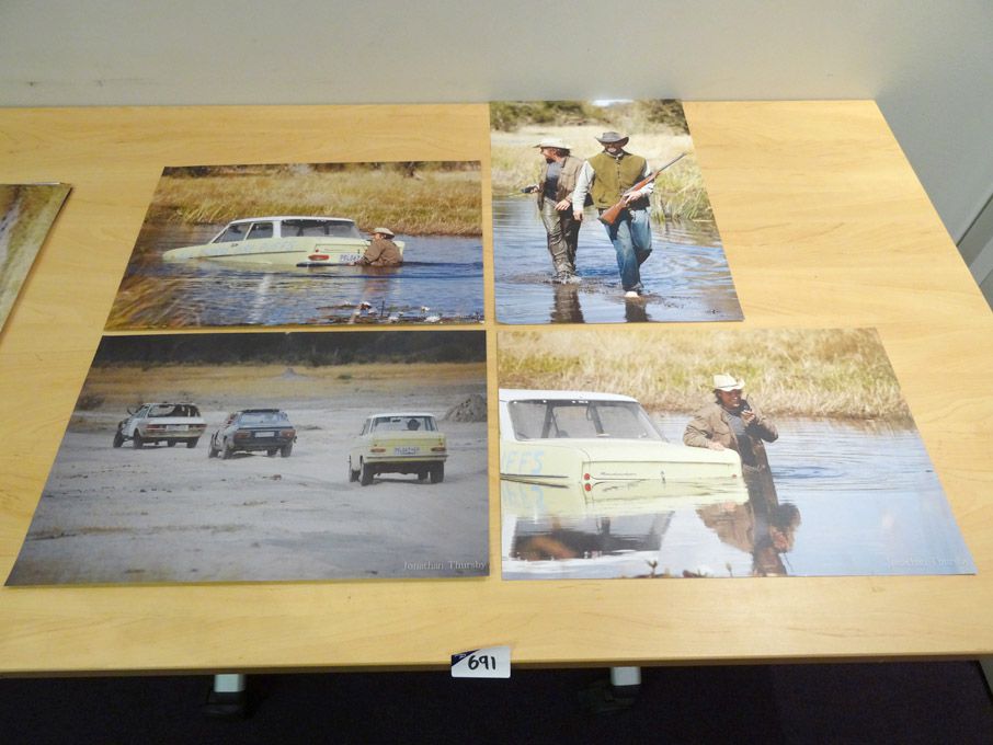 4x 'Top Gear behind the scenes' A3 colour prints