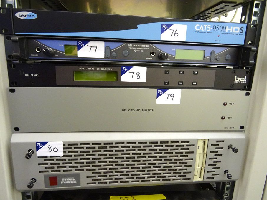 160-090 rack type custom delayed mic sub mixer
