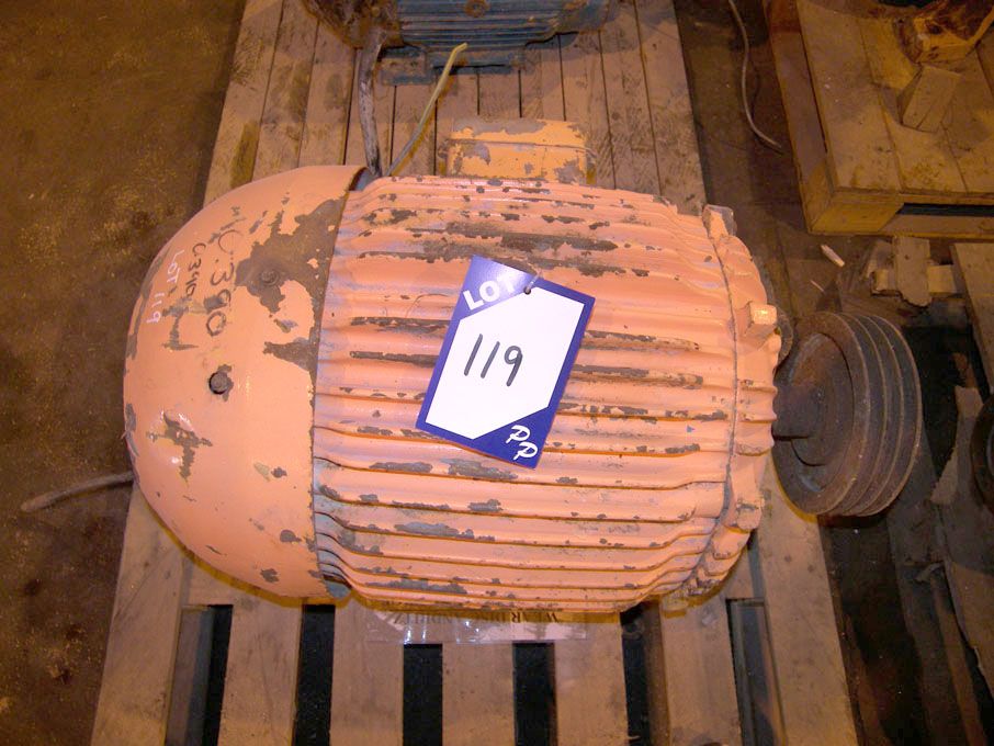 Brook Crompton Parkinson AC motor. 30kW @ 970rpm