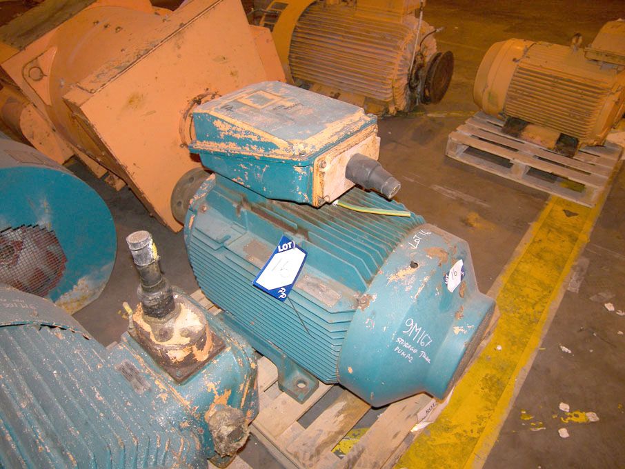Brook Hansen AC motor, 132kW @ 1480rpm