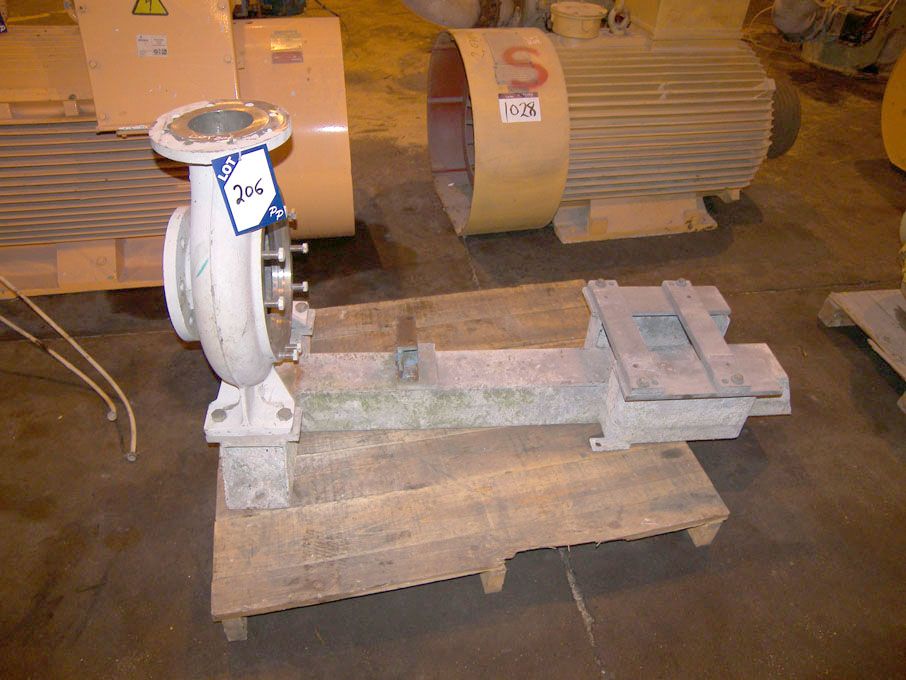 Alhstrom 150mm dia s/s 316 pump value body on base