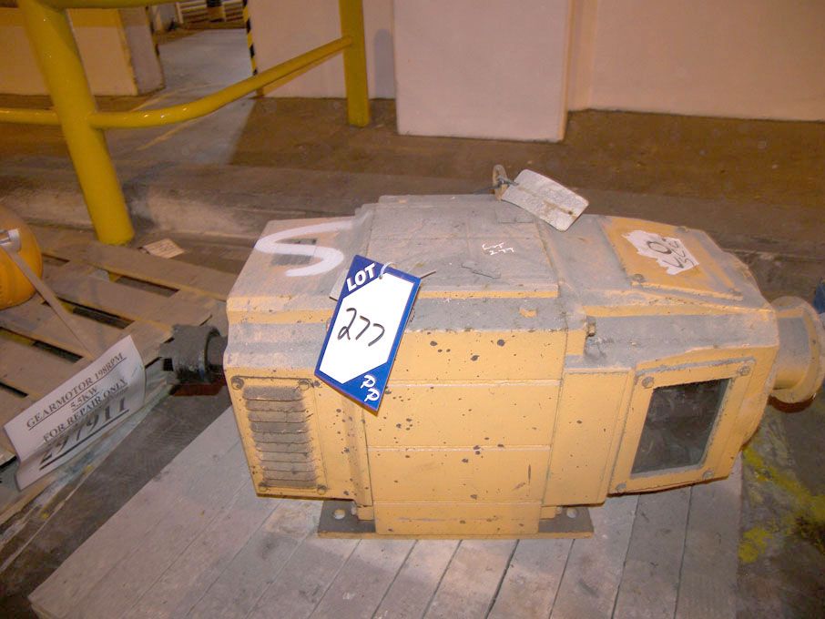 Bull DC motor, 3.67/11kW @ 500/1500rpm