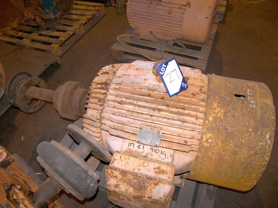 GEC AC motor, 75kW @ 980rpm