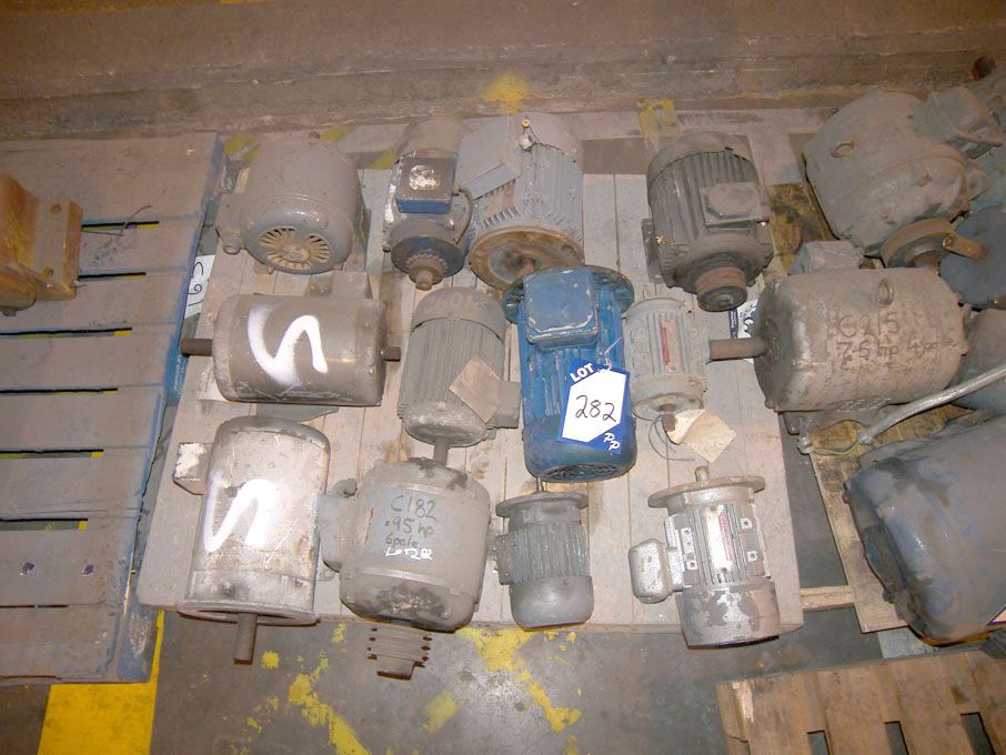 12x Brook Crompton etc motors to 5HP on pallet