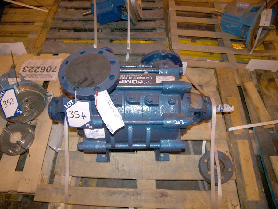 Halberg pump unit, 2900rpm, 350m3/hr on pallet