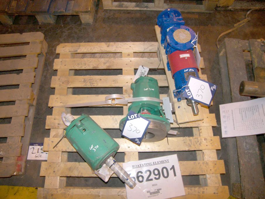 Mono pump unit, bearing assembly & pump rotating e...