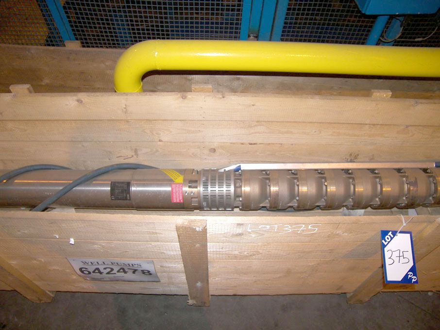 Wilo EMU K86 well pump, 75kW, 2900 l/min