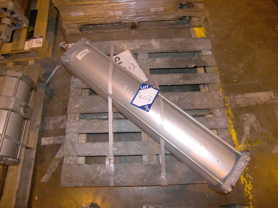 Kone s/s 316 pneumatic cylinder on pallet