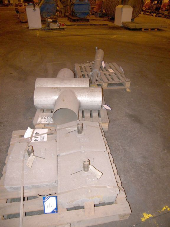 3x Jag s/s 316 hoods, 2x 300mm dia s/s 316 'T' pip...