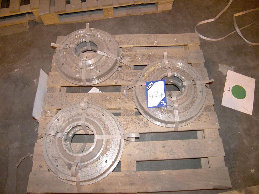 3x Scan s/s 316 wear discs on pallet