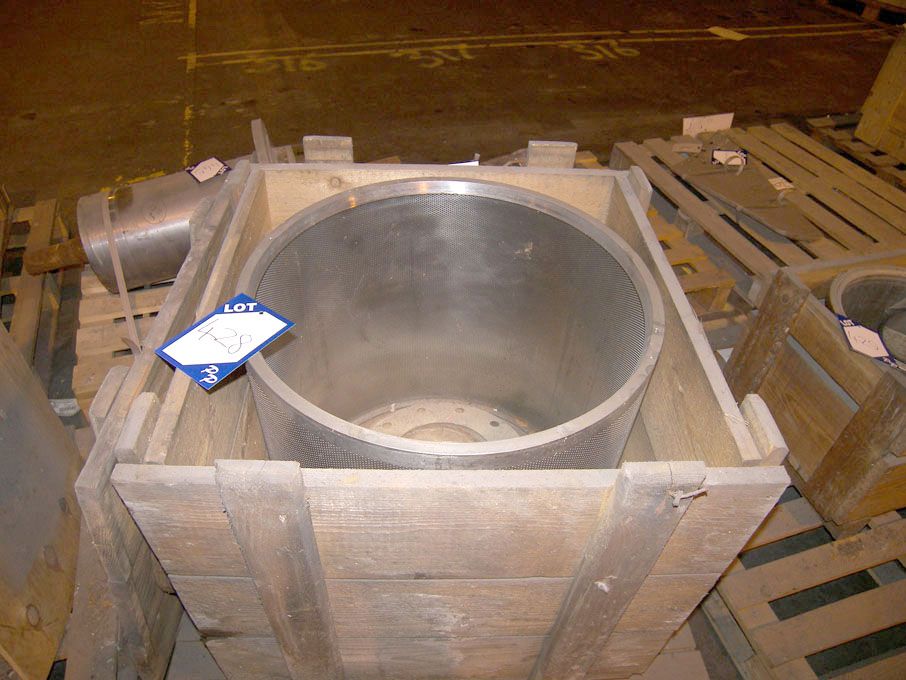 Similar 600mm dia s/s 316 screen basket