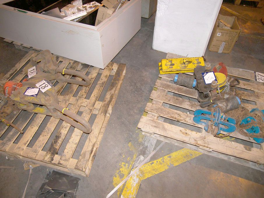Qty various sheet metal lifters, turfers, manual c...