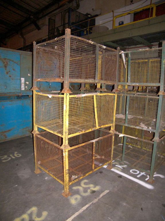 15x stackable wire mesh stillages, 1200x900x700mm