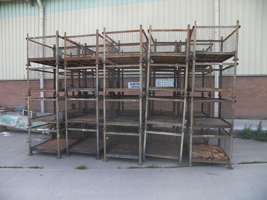 20x stackable wire mesh stillages, 1300x960x800mm
