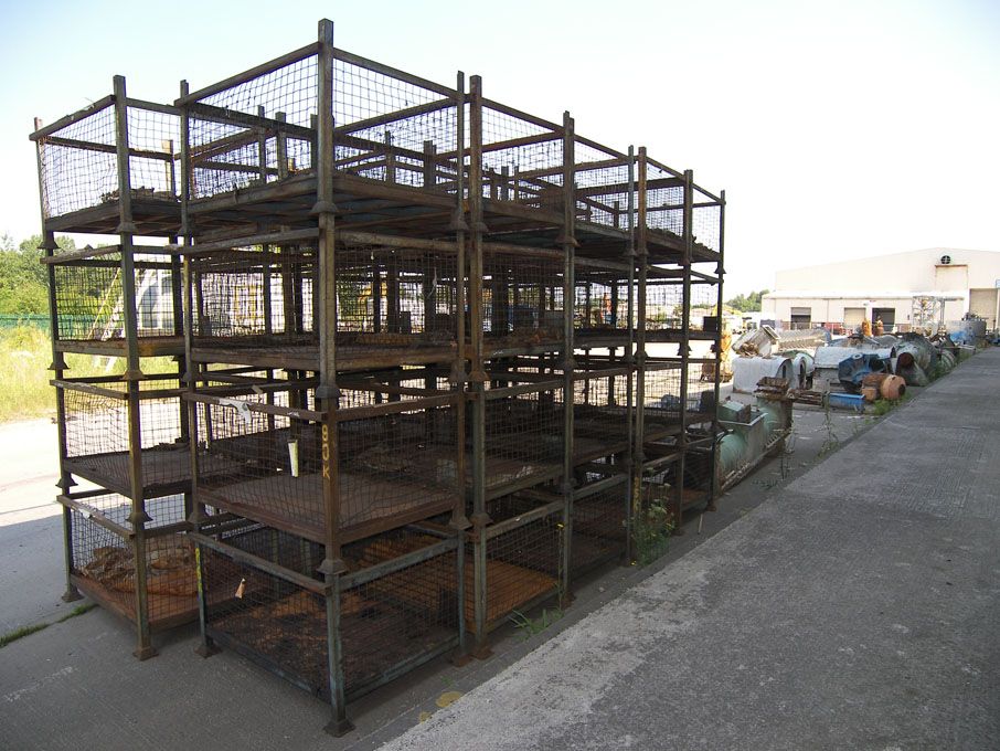 20x stackable wire mesh stillages, 1300x960x800mm
