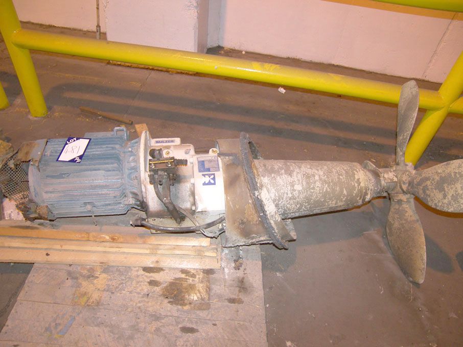 Sulzer SLF-100.18D agitator on pallet, 18.5kW (200...