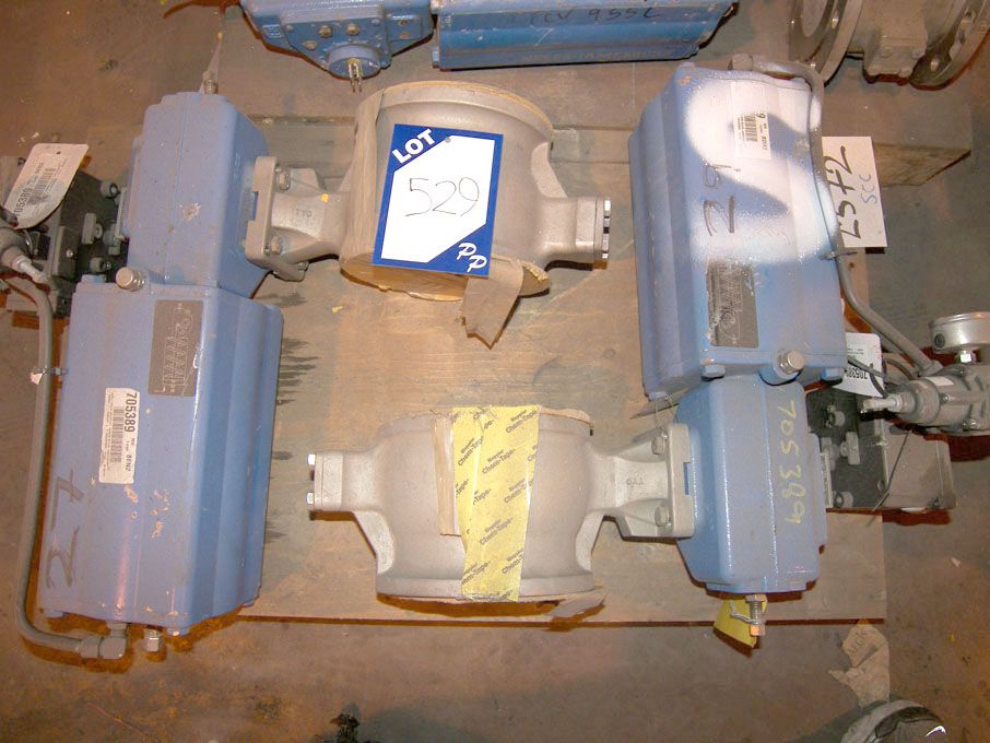 2x Neles Jamesbury 160mm ball valve segments