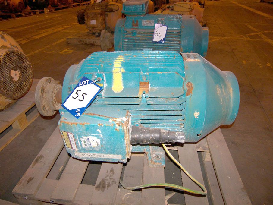 Brook Crompton motor, 55kW @ 1475rpm, 63kW @ 1770r...
