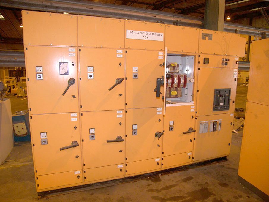 Baldwin & Francis 415v switchboard panel with Merl...
