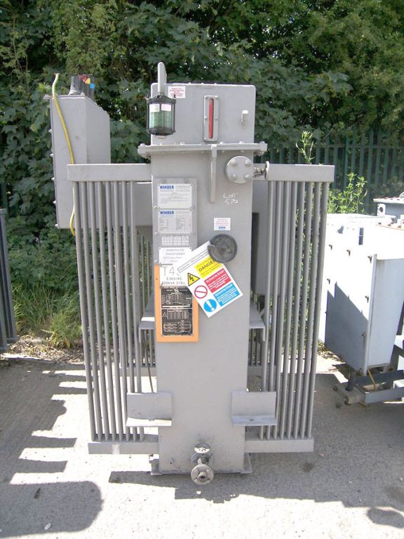 Winder 500kva transformer, HV=3300v, 87.5A, LV= 43...