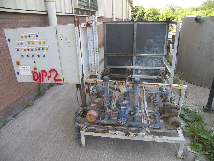 3x Seepex dosing pumps with control