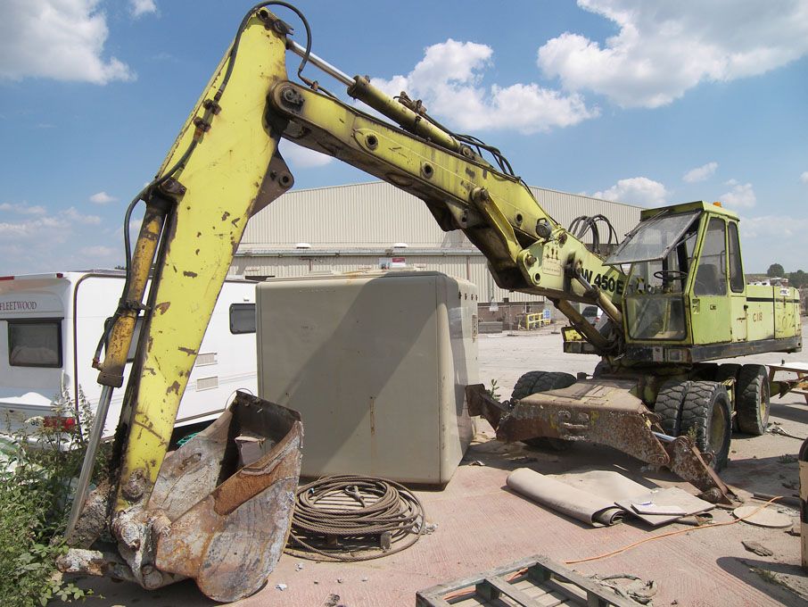 Hymac W450E twin axle wheel excavator, 5179hrs, s/...