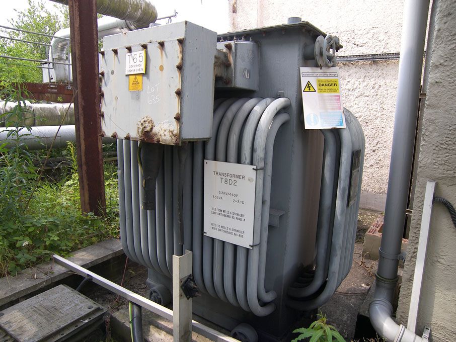Thomson Houston 352kva transformer, HV= 3300v, 70A...