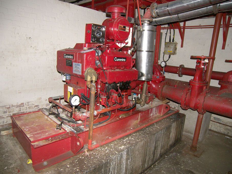 Standby fire pump, high volume, low pressure inc:...