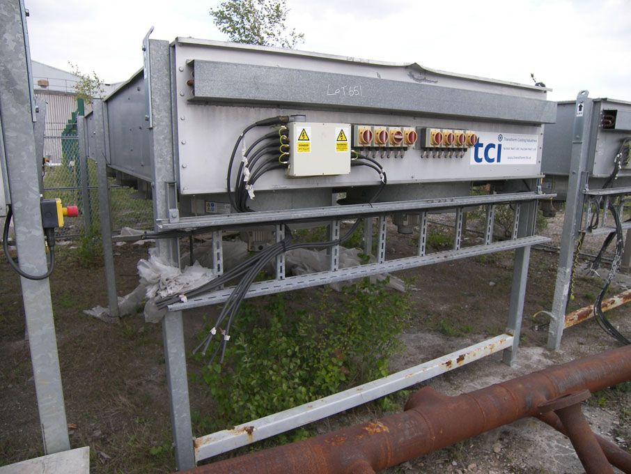 TCI 8 fan cooling tower, 2.1kW per fan @ 980rpm, 9...