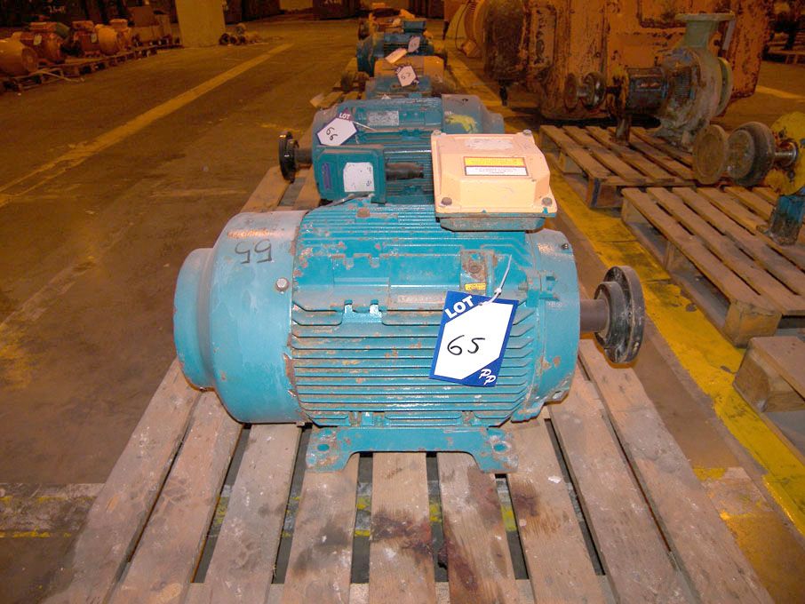 Brook Crompton WP-DF225MN AC motor, 30kW @ 980rpm,...