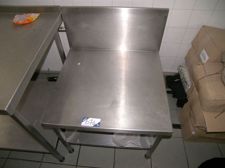 900x800mm s/s preparation table & similar 700x670m...