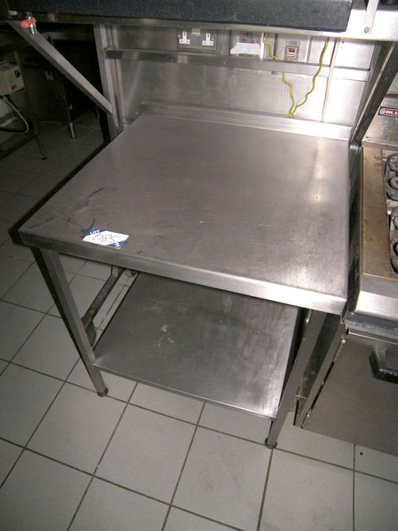 800x780mm s/s preparation table & 400x780mm s/s pr...
