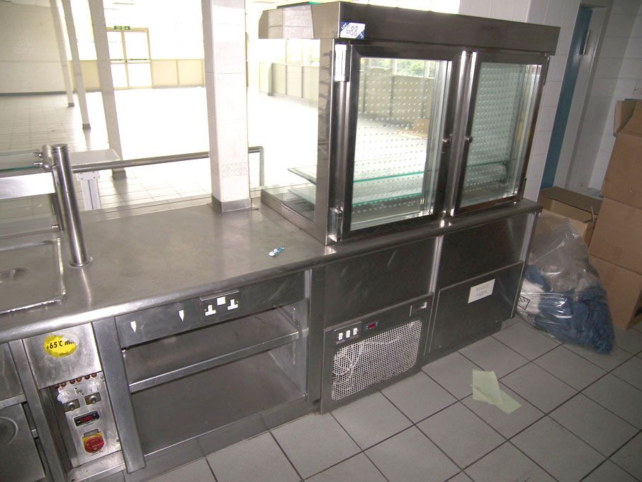 5700x800mm s/s Bain Marie complete with: hot food...