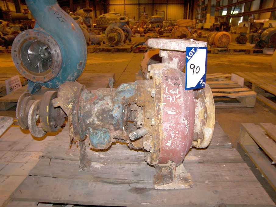 100mm dia bore pump unit on pallet, s/s 316