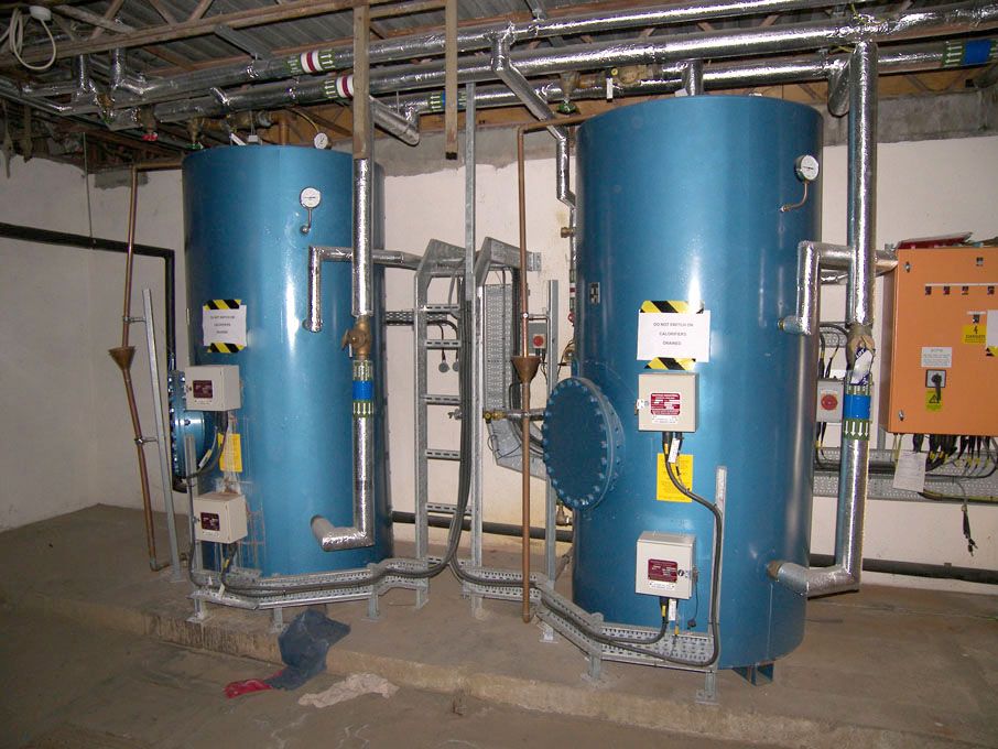 2x Rycroft SA1800 calorifiers with control, 27kW h...