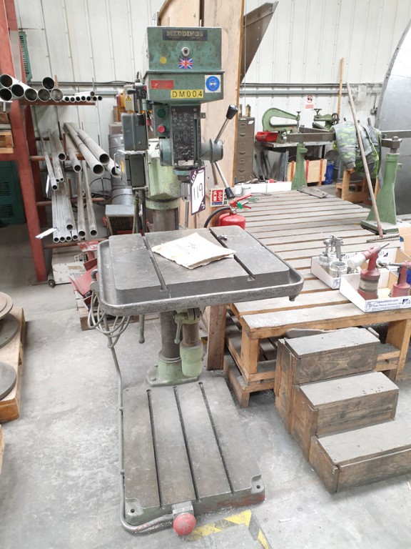 Meddings single spindle semi radial drill, 80-4000...