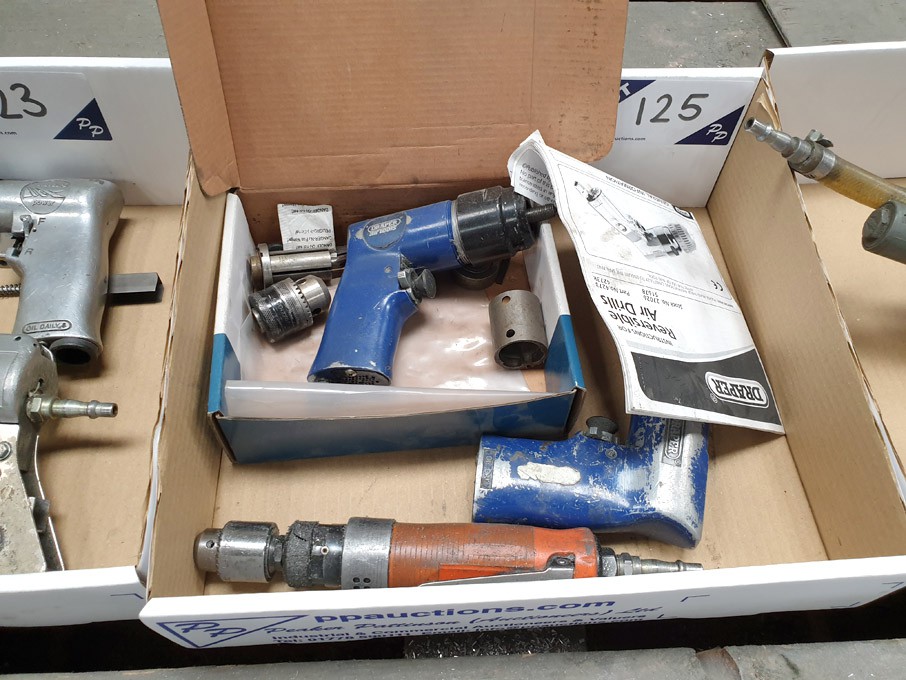 3x Draper etc pneumatic drills - Lot located at: U...