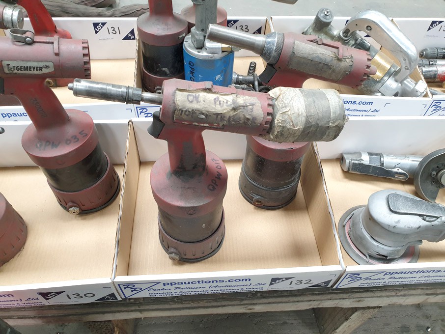 2x Titgemeyer pneumatic rivet guns (spares or repa...