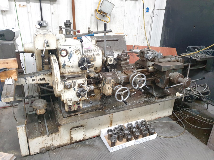 Herbert No4 senior capstan lathe, 5 tool turret, 2...