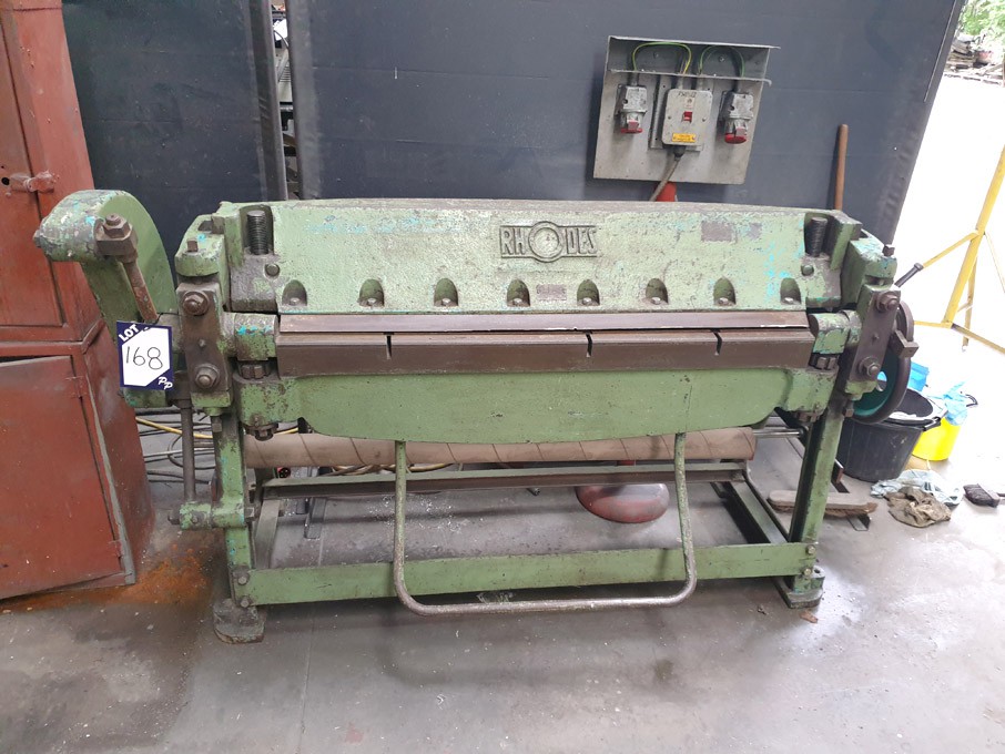 Rhodes 48” manual folder - Lot located at: Unit 4,...