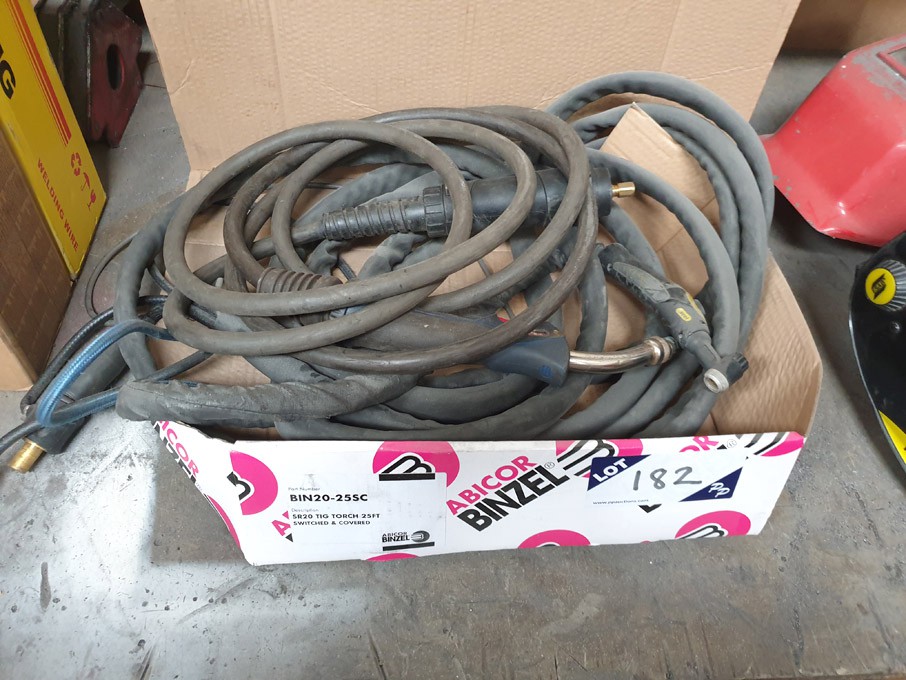 Abicor Binzel SR20 tig torch set - Lot located at:...